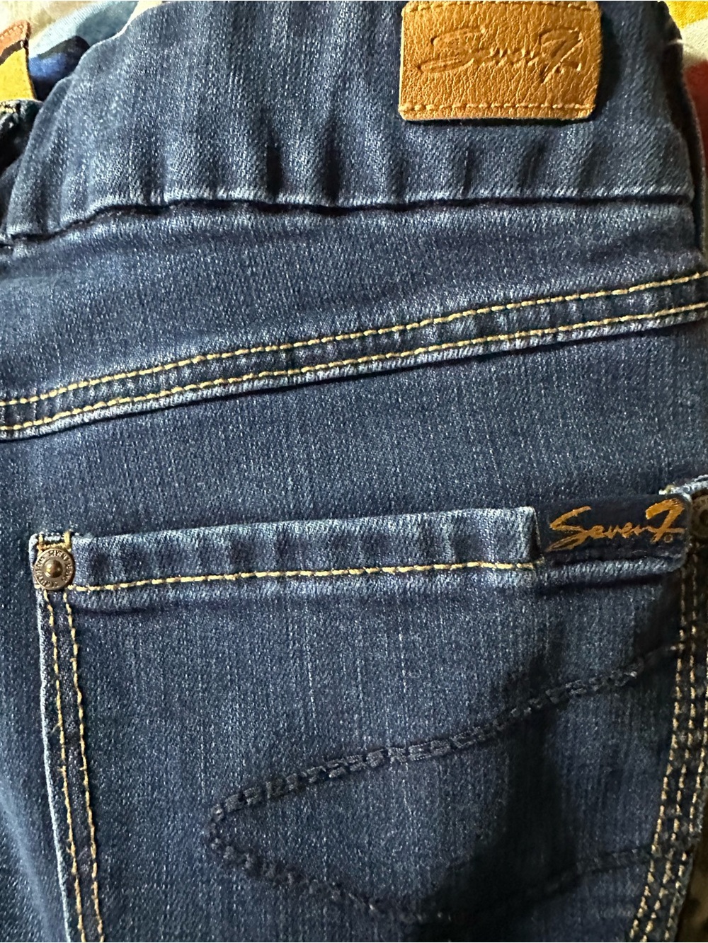 Seven Women’s Dark Blue Stretch Skinny Jeans - Picture 8 of 9